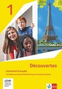 Cover-Bild zum Titel 'Découvertes 1. Arbeitsheft kompakt mit Mediensammlung, Vokabeltraining und Aussprachetraining 1. Lernjahr' von ''