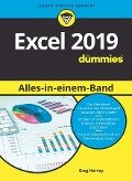 Cover-Bild zum Titel 'Excel 2019 Alles in einem Band für Dummies' von 'Greg Harvey'