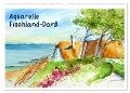 Aquarelle - Fischland-Darß (Wandkalender 2024 DIN A2 quer), CALVENDO Monatskalender - Brigitte Dürr