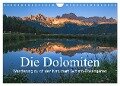 Die Dolomiten - Wanderung durch den Naturpark Schlern-Rosengarten (Wandkalender 2024 DIN A4 quer), CALVENDO Monatskalender - Birgit Matejka