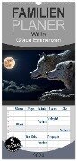 Familienplaner 2024 - Wölfe. Graue Eminenzen mit 5 Spalten (Wandkalender, 21 x 45 cm) CALVENDO - Elisabeth Stanzer