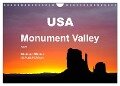 USA - Monument Valley (Wandkalender 2024 DIN A4 quer), CALVENDO Monatskalender - Michael Weber