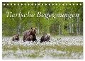 Tierische Begegnungen (Tischkalender 2024 DIN A5 quer), CALVENDO Monatskalender - Daniela Beyer (Moqui)