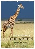 Magie des Augenblicks - Giraffen - Riesen der Savanne (Wandkalender 2024 DIN A2 hoch), CALVENDO Monatskalender - Winfried Wisniewski