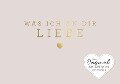 Cover-Bild zum Titel 'Was ich an dir liebe - Miniversion' von 'Alexandra Reinwarth'