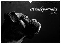 Hundeportraits Fine Art (Wandkalender 2025 DIN A3 quer), CALVENDO Monatskalender - Jana Behr