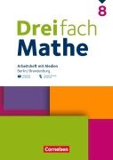 Cover-Bild zum Titel 'Dreifach Mathe 8. Schuljahr - Berlin und Brandenburg - Arbeitsheft mit Medien und Lösungen inkl. Erklärvideos und interaktiven Übungen' von ''