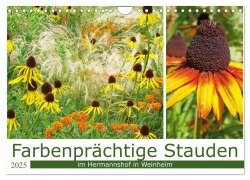 Farbenprächtige Stauden im Hermannshof in Weinheim (Wandkalender 2025 DIN A4 quer), CALVENDO Monatskalender - Ilona Andersen