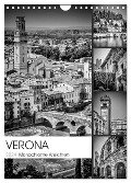 VERONA Monochrome Ansichten (Wandkalender 2024 DIN A4 hoch), CALVENDO Monatskalender - Melanie Viola