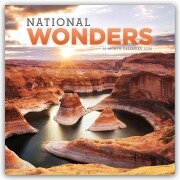 Cover-Bild zum Titel 'National Wonders - Wunder der Welt 2026 - Wand-Kalender' von 'Carousel Calendar'