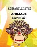 Zentangle Style Animals Coloring book - Bliss Lively