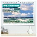 Wellenbrausen - Gemalte Wellen von Michaela Spreider (hochwertiger Premium Wandkalender 2025 DIN A2 quer), Kunstdruck in Hochglanz - Michaela Schimmack