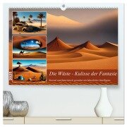 Die Wüste - Kulisse der Fantasie (hochwertiger Premium Wandkalender 2025 DIN A2 quer), Kunstdruck in Hochglanz - Ursula Di Chito
