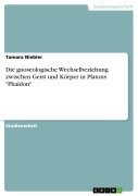 Cover-Bild zum Titel 'Die gnoseologische Wechselbeziehung zwischen Geist und Körper in Platons "Phaidon"' von 'Tamara Niebler'