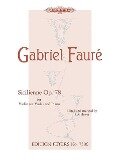 Sicilienne Op. 78 (Arranged for Violin [Viola] and Piano) - Gabriel Fauré, Roy Howat