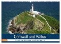 Cornwall und Wales (Wandkalender 2024 DIN A2 quer), CALVENDO Monatskalender - Reinhard Pantke