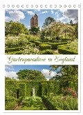 Gartenparadiese in England (Tischkalender 2024 DIN A5 hoch), CALVENDO Monatskalender - Christian Müringer