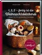 Cover-Bild zum Titel '1,2,3 - fertig ist die Weihnachtsbäckerei' von 'Christiane Leesker'