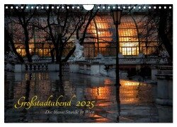 Großstadtabend - Die blaue Stunde in Wien (Wandkalender 2025 DIN A4 quer), CALVENDO Monatskalender - Werner Braun