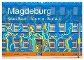 Magdeburg - Neues Bauen - Moderne - Bauhaus (Wandkalender 2024 DIN A2 quer), CALVENDO Monatskalender - Michael Schulz-Dostal
