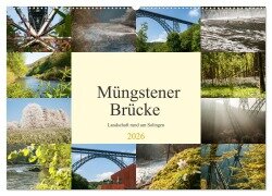 Cover-Bild zum Titel 'Müngstener Brücke - Landschaft rund um Solingen (Wandkalender 2026 DIN A2 quer), CALVENDO Monatskalender' von 'Meike Bölts'