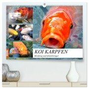 Koi Karpfen. Blickfang und Glücksbringer (hochwertiger Premium Wandkalender 2026 DIN A2 quer), Kunstdruck in Hochglanz - Rose Hurley