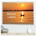 Möwen Leben (hochwertiger Premium Wandkalender 2024 DIN A2 quer), Kunstdruck in Hochglanz - Tanja Riedel