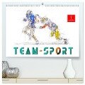 Team-Sport (hochwertiger Premium Wandkalender 2025 DIN A2 quer), Kunstdruck in Hochglanz - Peter Roder