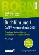 Cover-Bild zum Titel 'Buchführung 1 DATEV-Kontenrahmen 2025' von 'Manfred Bornhofen, Martin C. Bornhofen'
