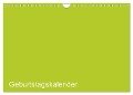 Bastel-Geburtstagskalender grün / Geburtstagskalender (Wandkalender 2024 DIN A4 quer), CALVENDO Monatskalender - Kreativ Ist Gut