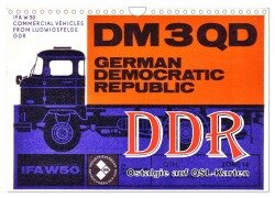DDR - Ostalgie auf QSL-Karten (Wandkalender 2026 DIN A4 quer), CALVENDO Monatskalender - Henning von Löwis of Menar