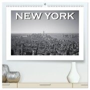 New York in schwarz weiss (hochwertiger Premium Wandkalender 2025 DIN A2 quer), Kunstdruck in Hochglanz - Robert Styppa
