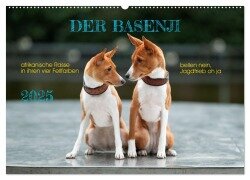 Der Basenji (Wandkalender 2025 DIN A2 quer), CALVENDO Monatskalender - Angelika Joswig