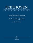 Cover-Bild zum Titel 'Späte Streichquartette op. 127, 130, 131, 132, 133, 135' von 'Ludwig van Beethoven'
