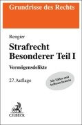 Cover-Bild zum Titel 'Strafrecht Besonderer Teil I' von 'Rudolf Rengier'