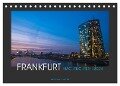 FRANKFURT - Nachtlichter 2024 (Tischkalender 2024 DIN A5 quer), CALVENDO Monatskalender - Georg Stelzner