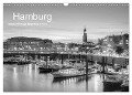 Hamburg monochrome Impressionen (Wandkalender 2024 DIN A3 quer), CALVENDO Monatskalender - Joachim Hasche Fotografie