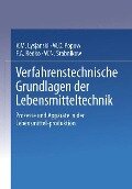 Verfahrenstechnische Grundlagen der Lebensmitteltechnik - W. M. Lysjanski, W. D. Popow, W. N. Stabnikow, F. A. Redko