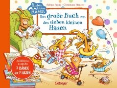 Cover-Bild zum Titel 'Das große Buch von den sieben kleinen Hasen' von 'Sabine Praml'