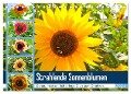 Strahlende Sonnenblumen (Tischkalender 2024 DIN A5 quer), CALVENDO Monatskalender - Karin Sigwarth
