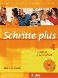 Schritte plus 4. Kursbuch + Arbeitsbuch mit Audio-CD zum Arbeitsbuch - Silke Hilpert, Daniela Niebisch, Franz Specht, Monika Reimann, Andreas Tomaszewski