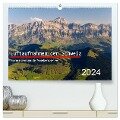Luftaufnahmen der Schweiz (hochwertiger Premium Wandkalender 2024 DIN A2 quer), Kunstdruck in Hochglanz - Tis Meyer