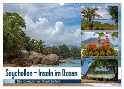 Seychellen - Inseln im Ozean (Wandkalender 2025 DIN A3 quer), CALVENDO Monatskalender - Birgit Harriette Seifert