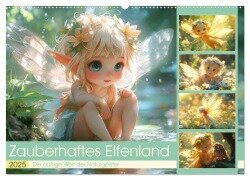 Zauberhaftes Elfenland. Die duftige Welt der Naturgeister (Wandkalender 2025 DIN A2 quer), CALVENDO Monatskalender - Rose Hurley