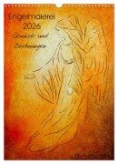 Cover-Bild zum Titel 'Engelmalerei 2026 Gemälde und Zeichnungen (Wandkalender 2026 DIN A3 hoch), CALVENDO Monatskalender' von 'Marita Zacharias'
