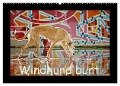 Windhund bunt (Wandkalender 2024 DIN A2 quer), CALVENDO Monatskalender - Kathrin Köntopp