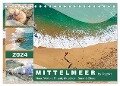 Mittelmeer, Meer, Wellen, Strand, Muscheln, Sand & Zitate (Tischkalender 2024 DIN A5 quer), CALVENDO Monatskalender - VogtArt VogtArt