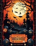 Halloween assustador - O livro de colorir definitivo para fãs de terror, adolescentes e adultos - Spooky Printing Press