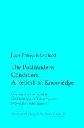 Cover-Bild zum Titel 'The Postmodern Condition' von 'Jean-Francois Lyotard'