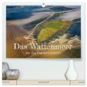 Das Wattenmeer aus der Vogelperspektive (hochwertiger Premium Wandkalender 2026 DIN A2 quer), Kunstdruck in Hochglanz - Peter Schürholz